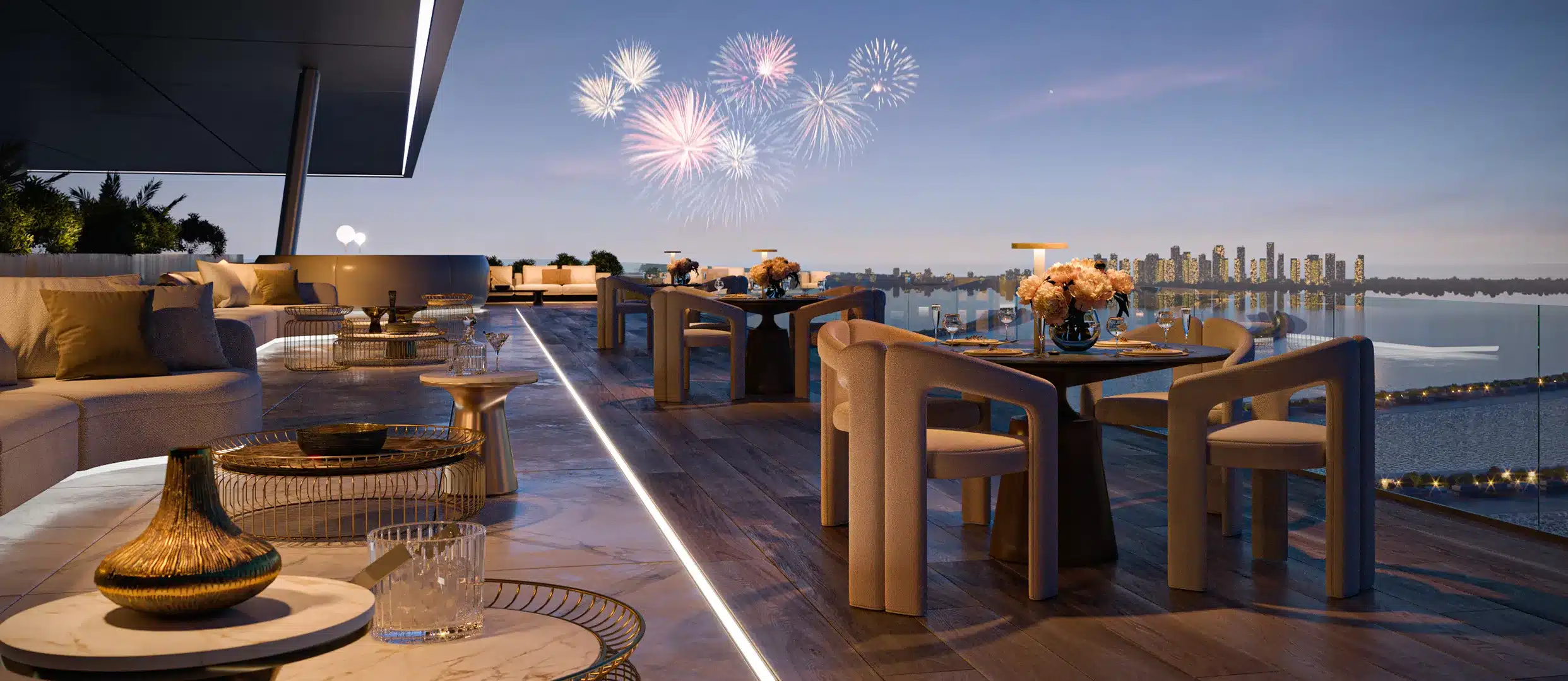 Waterfront-Restaurant at the new palm jebel ali by nakheel